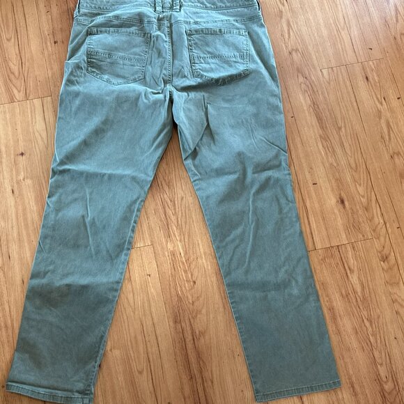 Tommy Bahama Jeans Soft Green Mens 40x32 Olive Stretch Jeans Khaki Pant - Picture 9 of 10